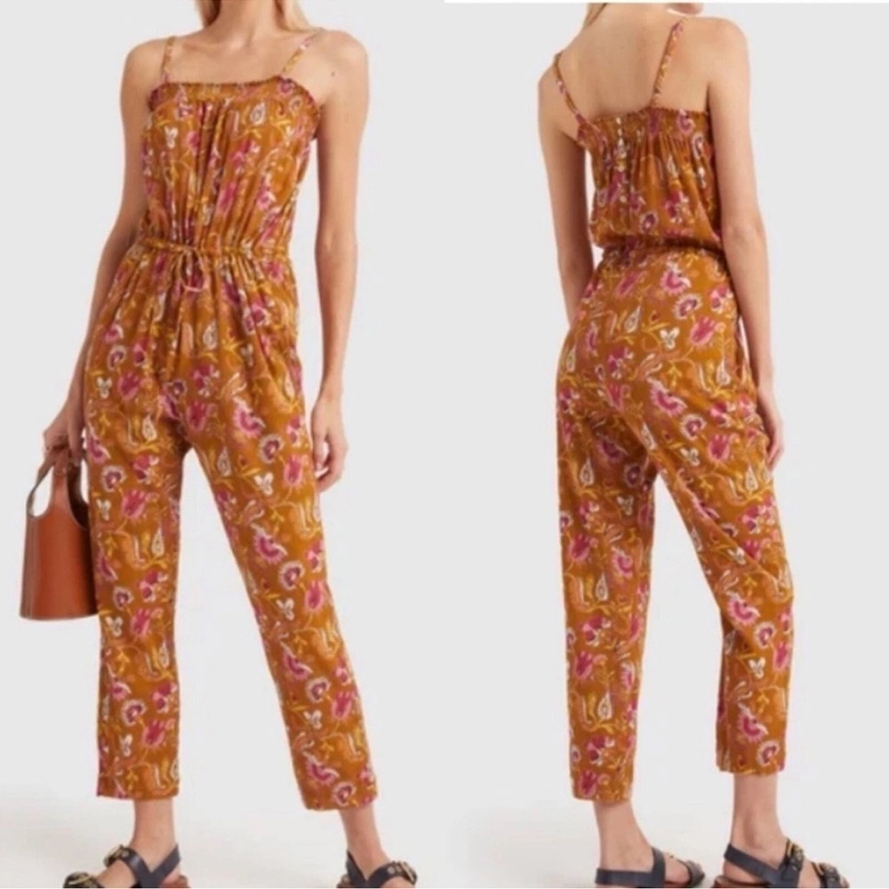 Xirena Sydnee Sunset Floral Jumpsuit Size Medium New